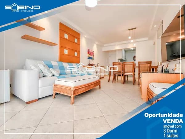 Imobiliária na Riviera de São Lourenço, Apartamento à Venda no Edifício Viva Vida, com 3 dormitórios 1 suíte 88m²
