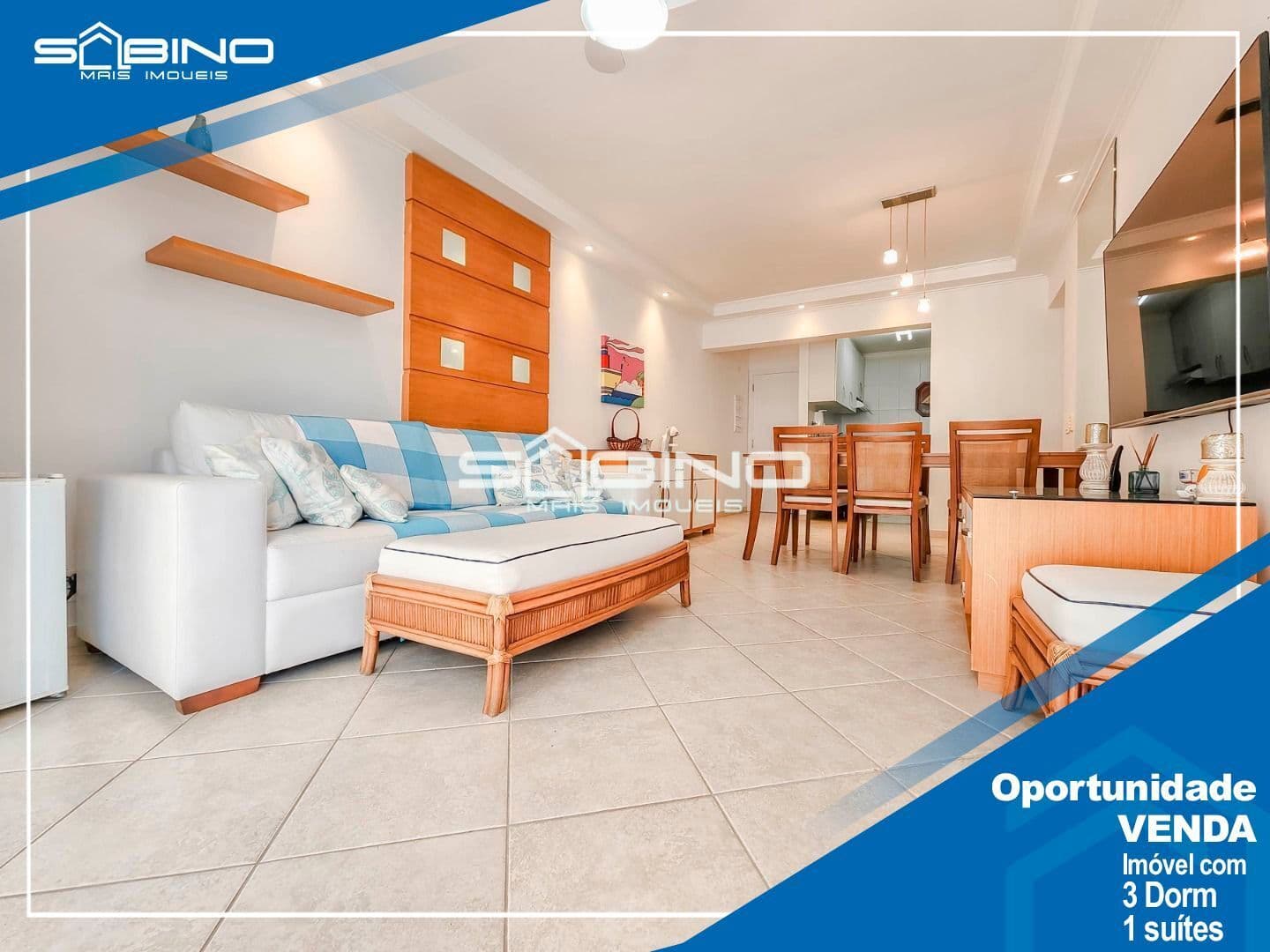 Imobiliária na Riviera de São Lourenço, Apartamento à Venda no Edifício Viva Vida, com 3 dormitórios 1 suíte 88m²