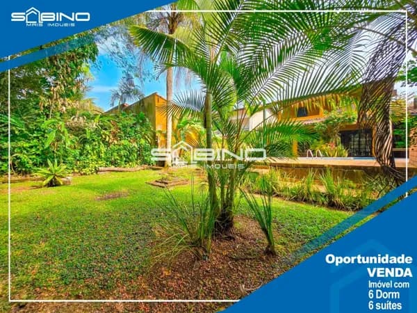 Imobiliária na Riviera de São Lourenço, Casa à Venda no módulo 22, com 6 Suítes 288m² de área útil