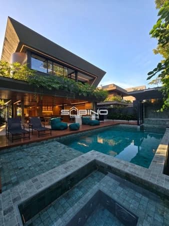Imobiliária na Riviera de São Lourenço, Casa à venda no Módulo 11, com 5 suítes, 445m² de área útil, 5 vagas