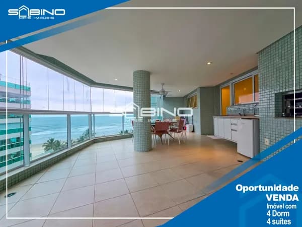 Apartamento Frontal à Venda no Edifício Casa Grande, com 4 Suítes 3 vagas 254m² - Riviera de São Lourenço Bertioga SP