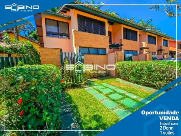 Villagio à venda, com 2 dormitórios 1 suíte 105m² de área útil - na Riviera de São Lourenço Bertioga
