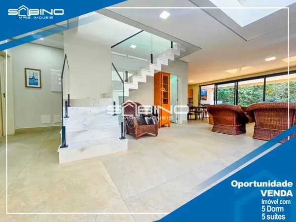 Casa à venda e Locação Anual, com 5 dormitórios 5 suítes 281m² - Riviera de São Lourenço - Bertioga SP