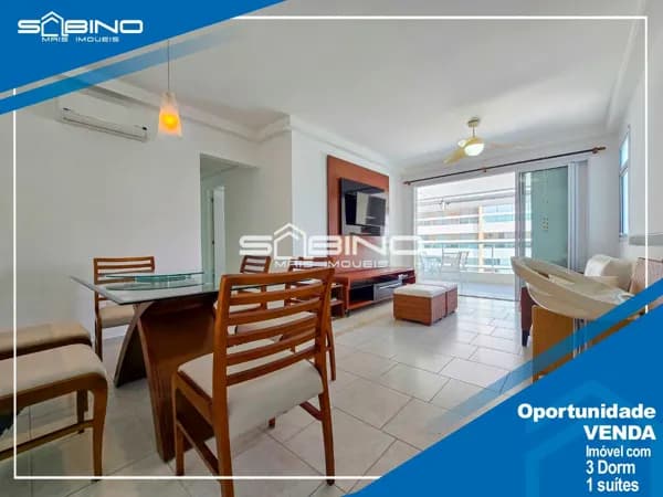 Apartamento à venda, com 3 Dormitórios 1 suíte 102m² em Riviera de São Lourenço - Bertioga SP