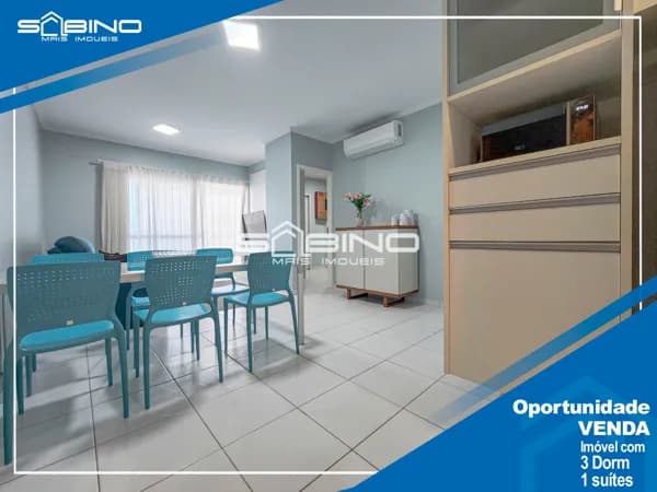 Apartamento à venda, com 3 dormitórios 100 m², 2 vagas - Riviera de São Lourenço – Bertioga /SP