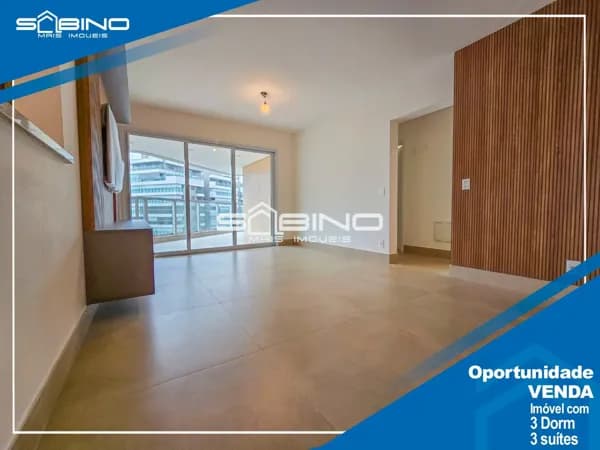 Apartamento à Venda no Edifício Búzios, com 3 dormitórios 3 suítes 134m² - Riviera de São Lourenço