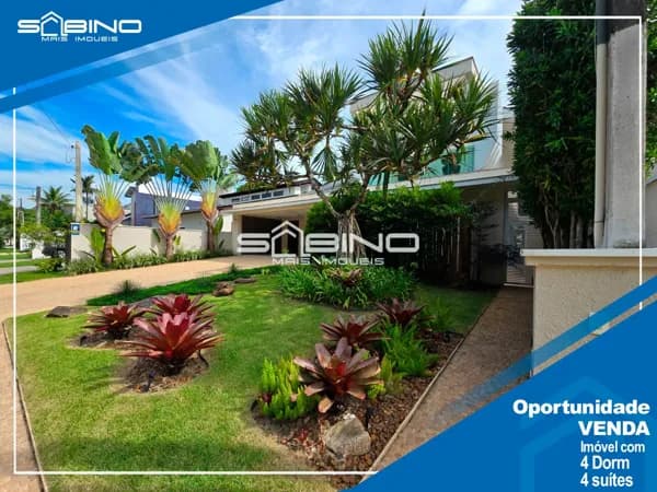 Casa à venda, com 4 dormitórios 4 suítes 380m² de área útil - Riviera de São Lourenço - Bertioga SP