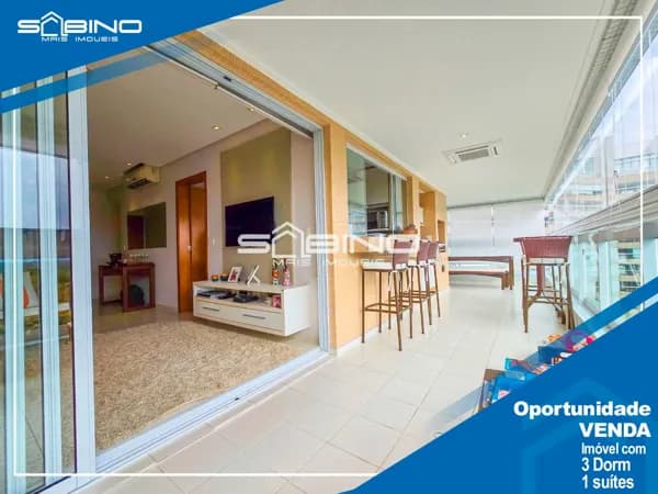 Apartamento à venda, com 3 dormitórios 1 suíte 105m² 2 vagas, em Riviera de São de São Lourenço Bertioga SP