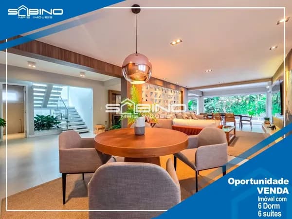 Imobiliária na Riviera, Casa à Venda no módulo 20, com 6 dormitórios 6 Suítes 470m² de área útil