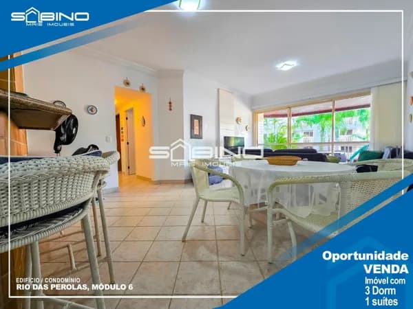Venda Apartamento na Riviera, com 3 dormitórios 1 suíte 94m² área útil, 2 vagas de garagem