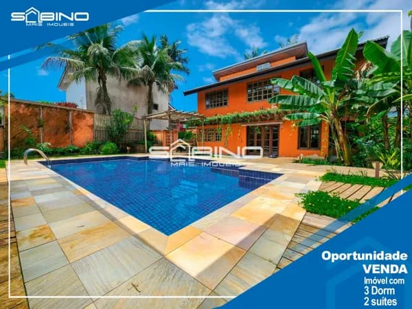 Casa à Venda e Locação Anual, com 3 dormitórios 280m² 4 vagas - na Riviera de São Lourenço - Bertioga SP