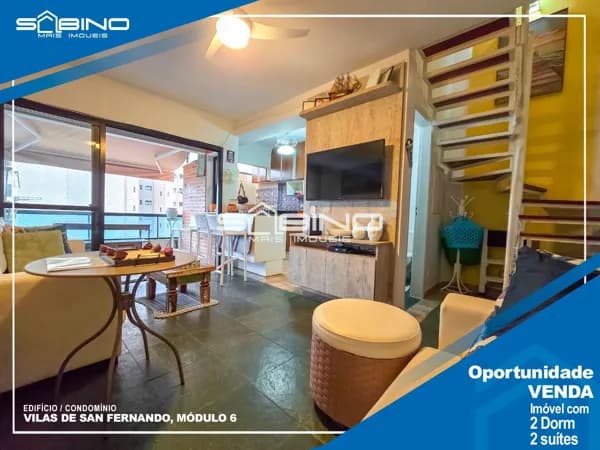 Apartamento à Venda com 2 dormitórios 78m², 1 vaga - Riviera de São Lourenço Bertioga SP