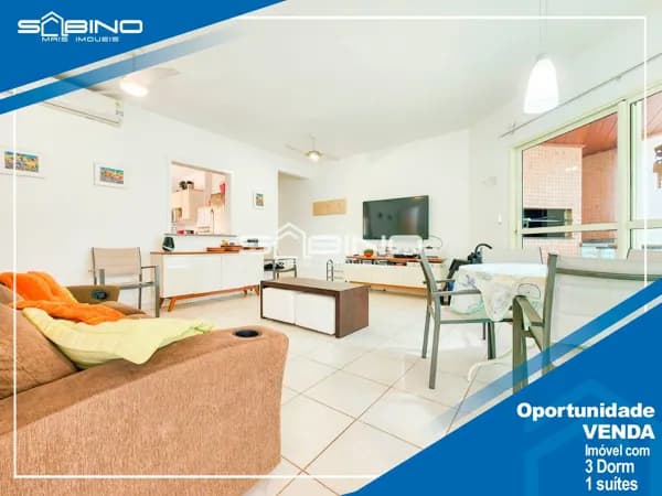 Apartamento à Venda no Edifício Carmel, com 3 dormitórios 113m², com 2 vagas - Riviera de São Lourenço