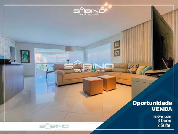 Apartamento à venda, com 3 dormitórios 2 Suítes 141m² 3 vagas- Riviera de São Lourenço - Bertioga/SP