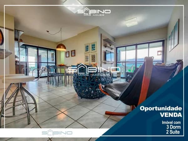 Apartamento à venda com 3 Dormitórios 2 suítes 121 m² área útil em Riviera de São Lourenço - Bertioga SP.