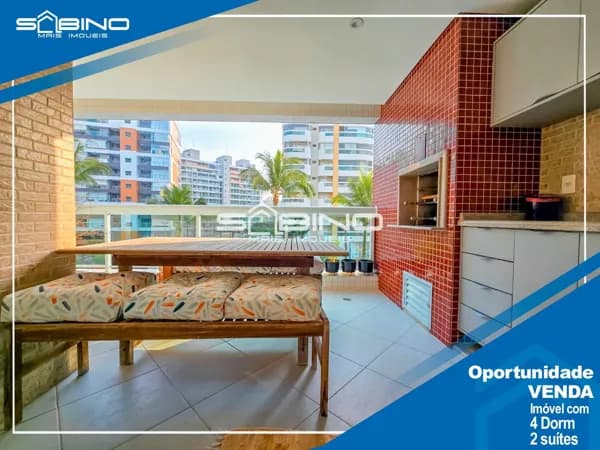 Apartamento à venda no Clube compartilhado, com 4 dormitórios - em Riviera de São Lourenço Bertioga S/P