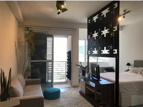 STUDIO 45m2, MOBILIADO, EDIFÍCIO LINK, TAMBORÉ!