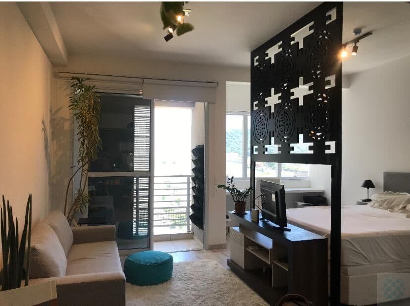 STUDIO 45m2, MOBILIADO, EDIFÍCIO LINK, TAMBORÉ!
