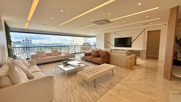 Apartamento à venda no Myrá Alphaville – 313 m², 3 suítes, mobiliado, 5 vagas!