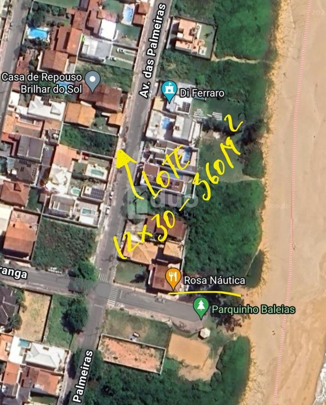 Terreno à Venda em Interlagos – 2ª Quadra do Mar