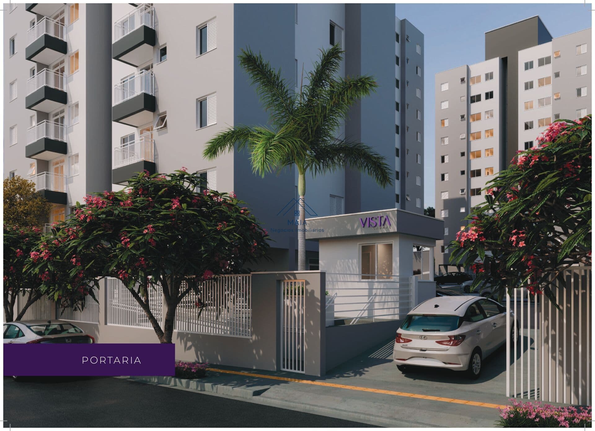 Apartamento de 2 quartos com lazer no Cabral