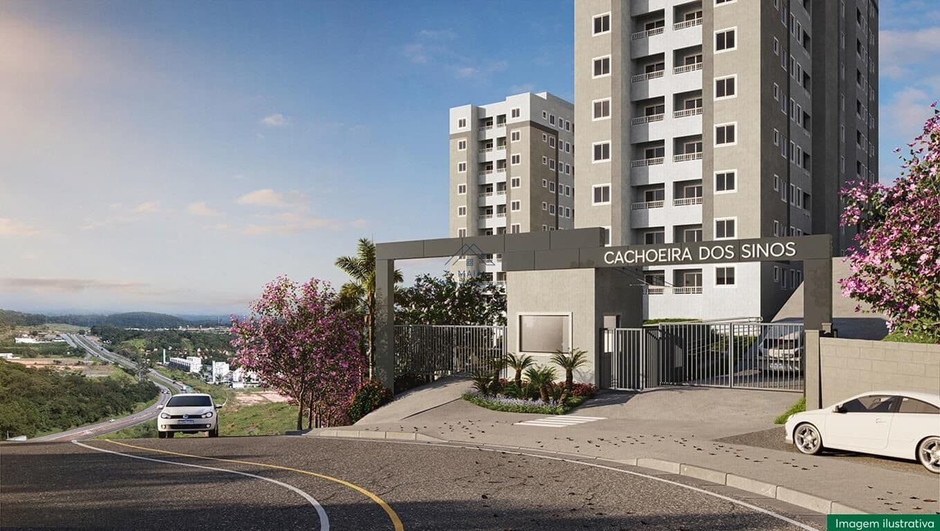 Apartamento de 2 quartos com varanda em Betim