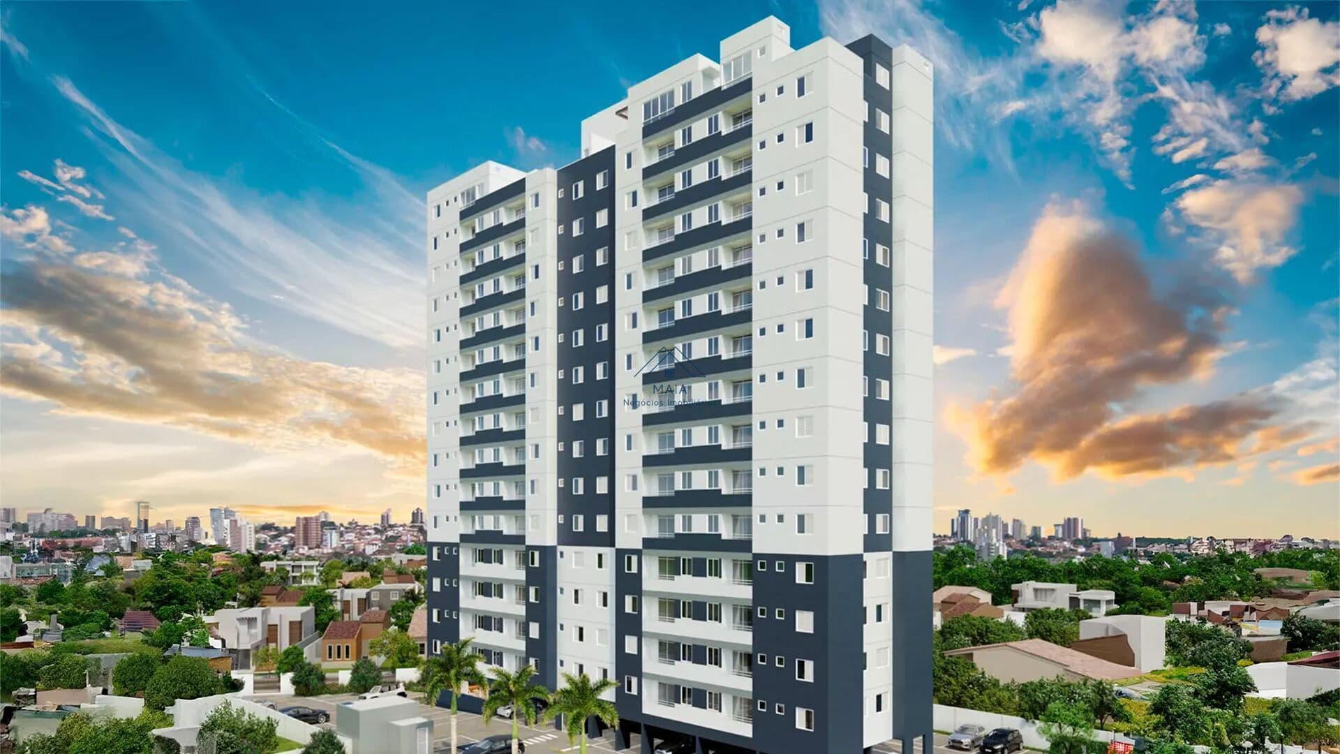 Apartamento de 2 quartos, suíte e lazer completo no Eldorado