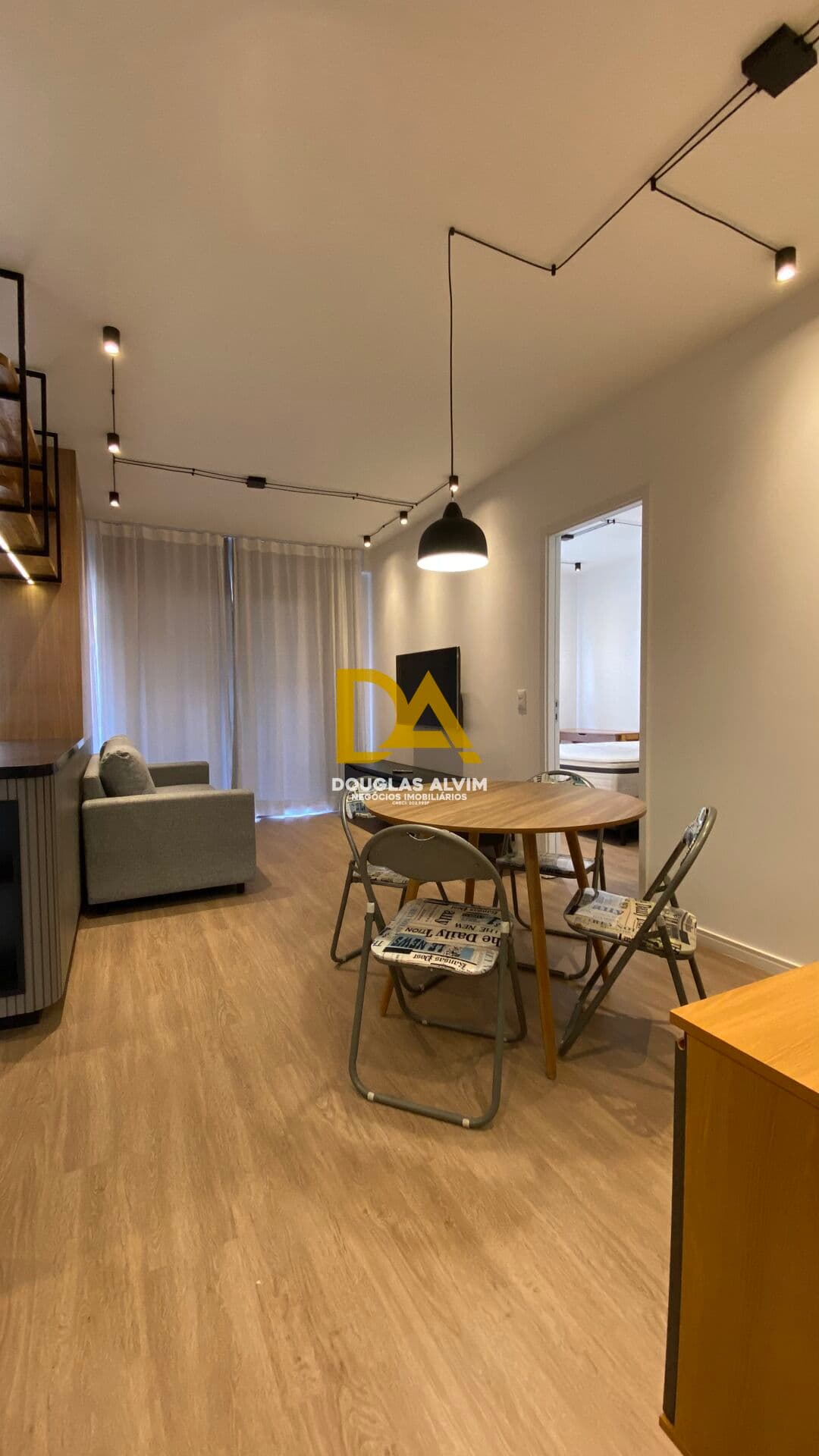 Apartamento MOBILIADO para Locação - 1 suíte - 1 vaga - 51m² - Condomínio Soul Itapecuru - Alphaville