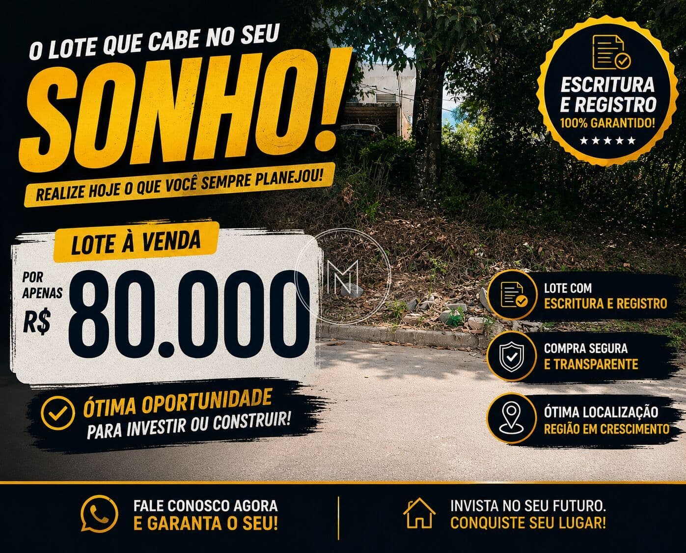 Terreno Lote em Bandeirante, São Joaquim de Bicas/MG