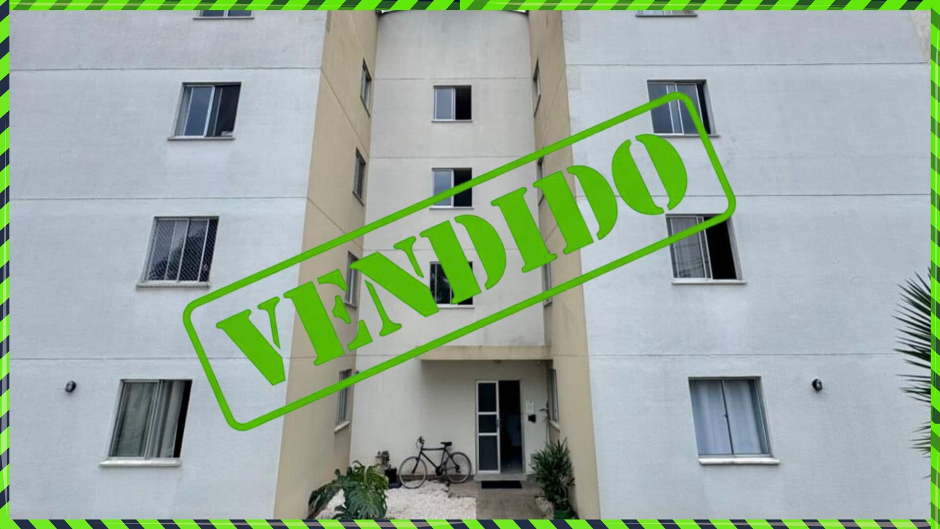 Apartamento térreo 02 quartos - 43,57m² privativos - Braga.