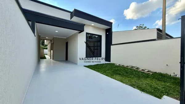 Casa com 03 quartos (suíte) - 78 m² construídos - Iná.