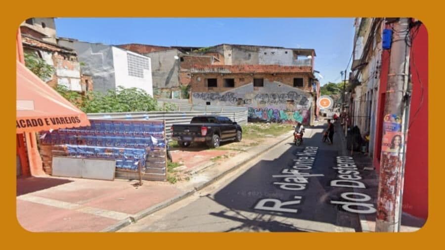 TERRENO SITUADO NA RUA FONTE NOVA DO DESTERRO, N° 06, BAIRRO DA SAÚDE, NO MUNICÍPIO DE SALVADOR/BA