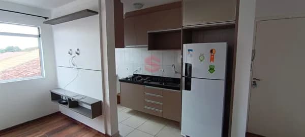 Apartamento 02 quartos, mobiliado, no Bairro Ouro Verde, Campo Largo/PR