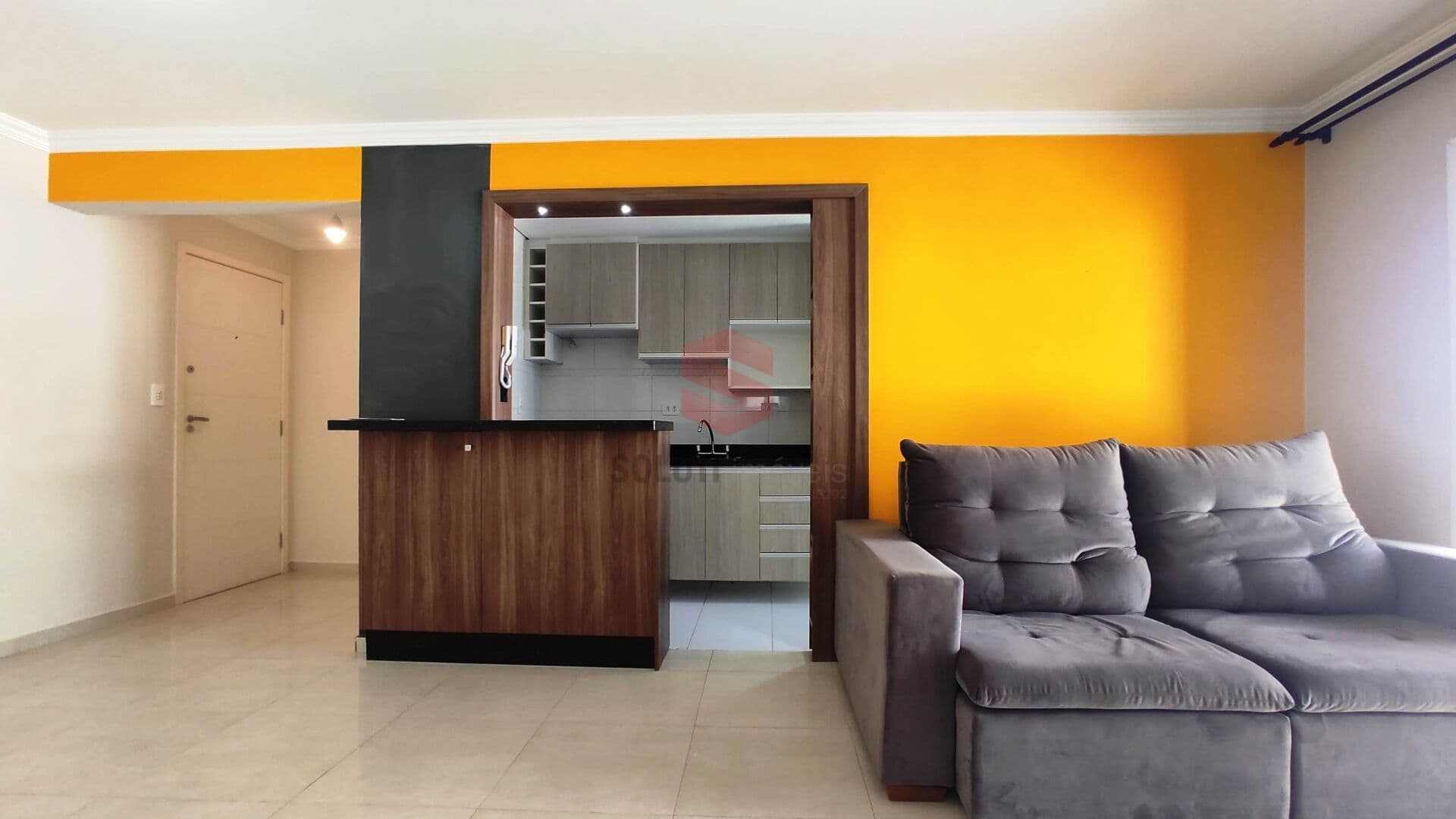 Apartamento 02 quartos, semi mobiliado, em Centro, Campo Largo/PR