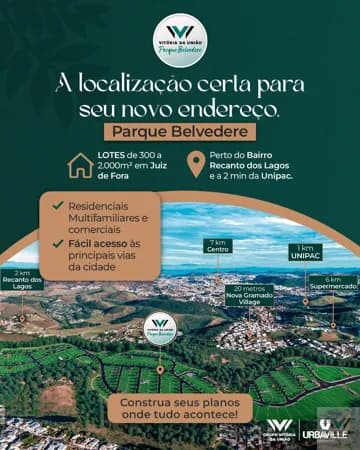 Lotes planos comerciais e residenciais a partir de 300 m²