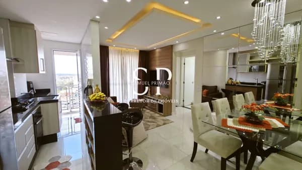 Apartamento no Vista Cantareira ultimo andar com planejados e vista livre - Vila Bremen Guarulhos