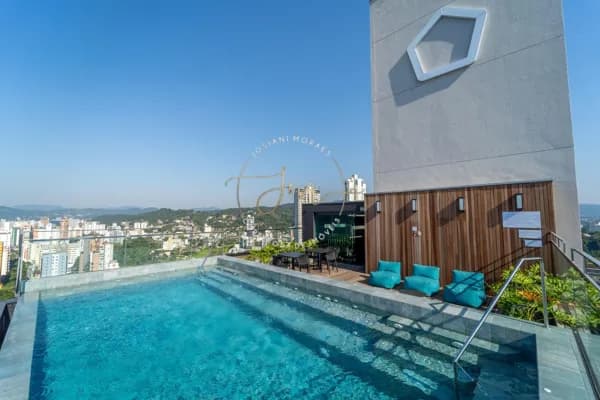 Loft novo mobiliado com vaga de garagem ao lado da Furb