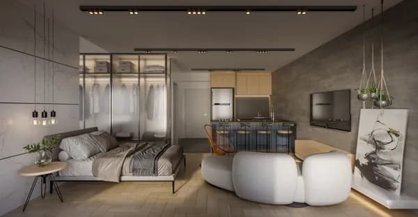 Apartamento Studio 32m² em Barreiros - São José