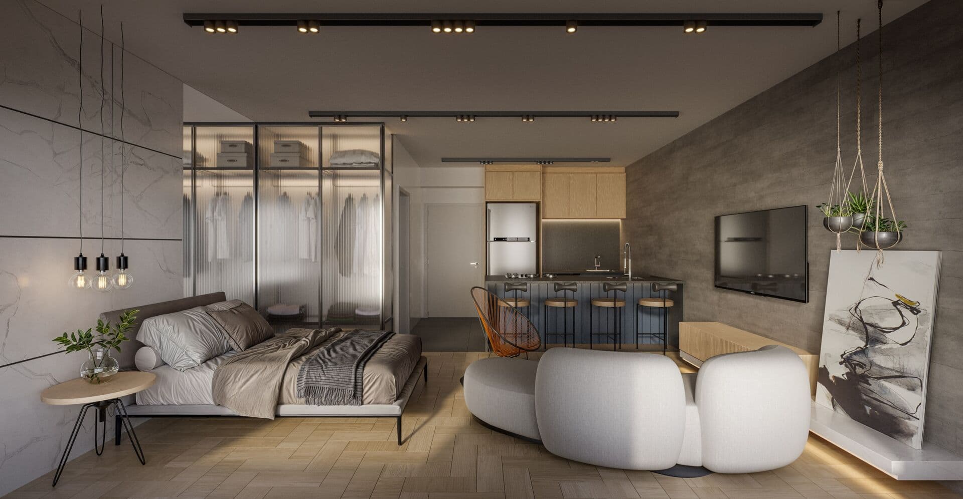 Apartamento Studio 32m² em Barreiros - São José