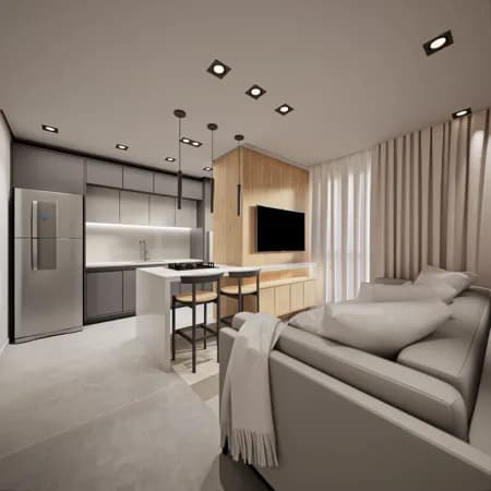 Apartamento 72,23m² na Pedra Branca - Palhoça