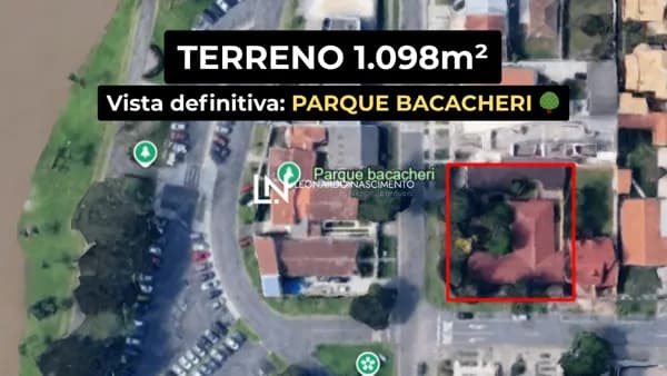 Terreno de 1.098m² com Vista Definitiva para o Parque Bacacheri