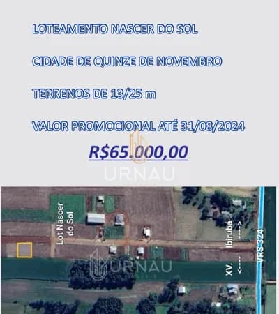 Lote/Terreno em Quinze de Novembro - Três Palmeiras