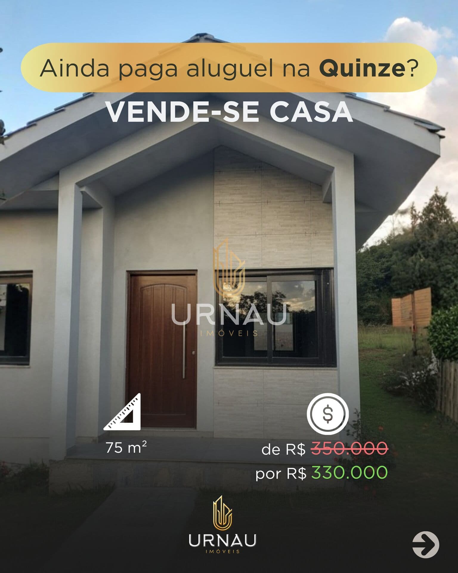 Casa em Quinze de Novembro - Centro