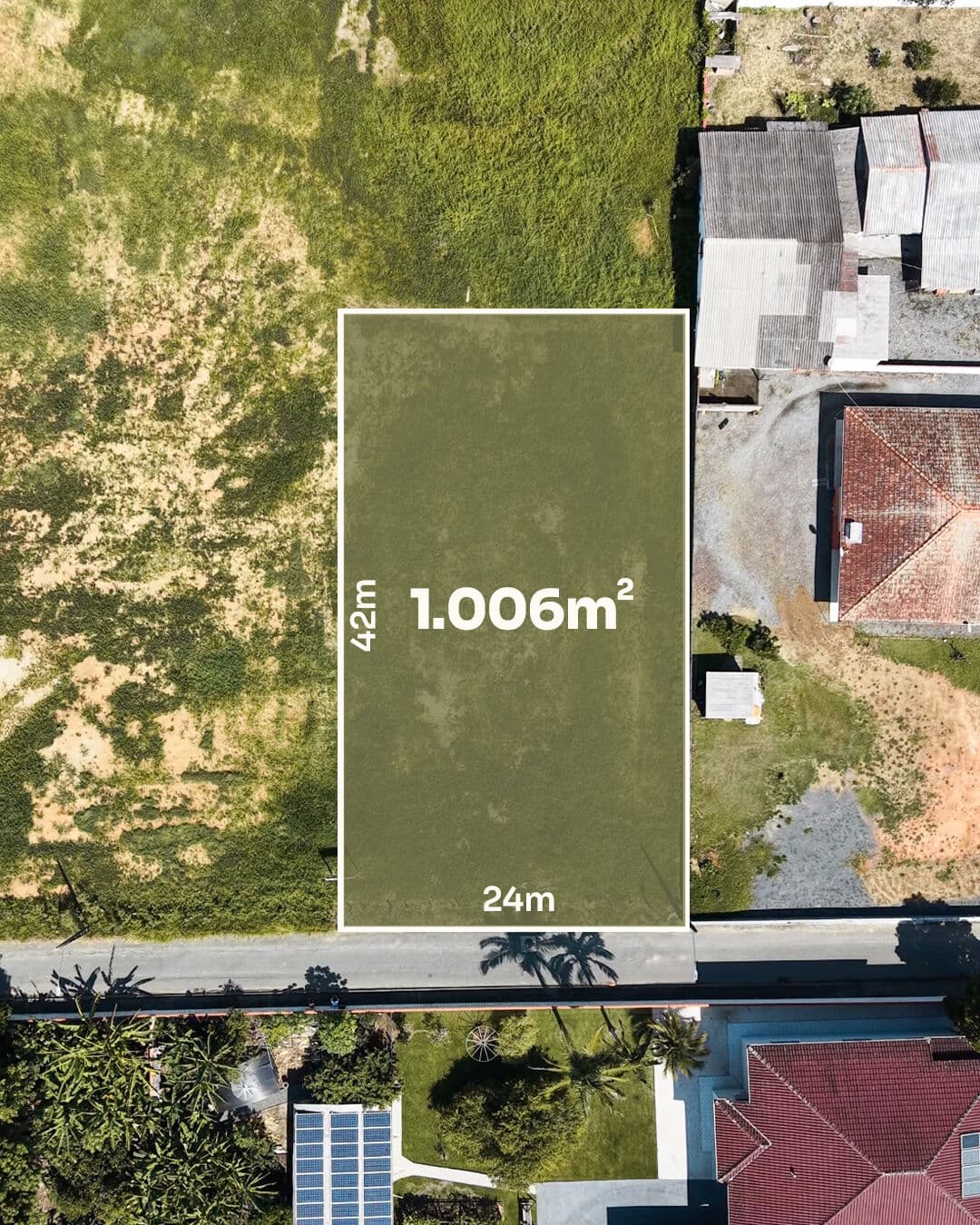 Terreno com alto potencial construtivo no coração de Indaial