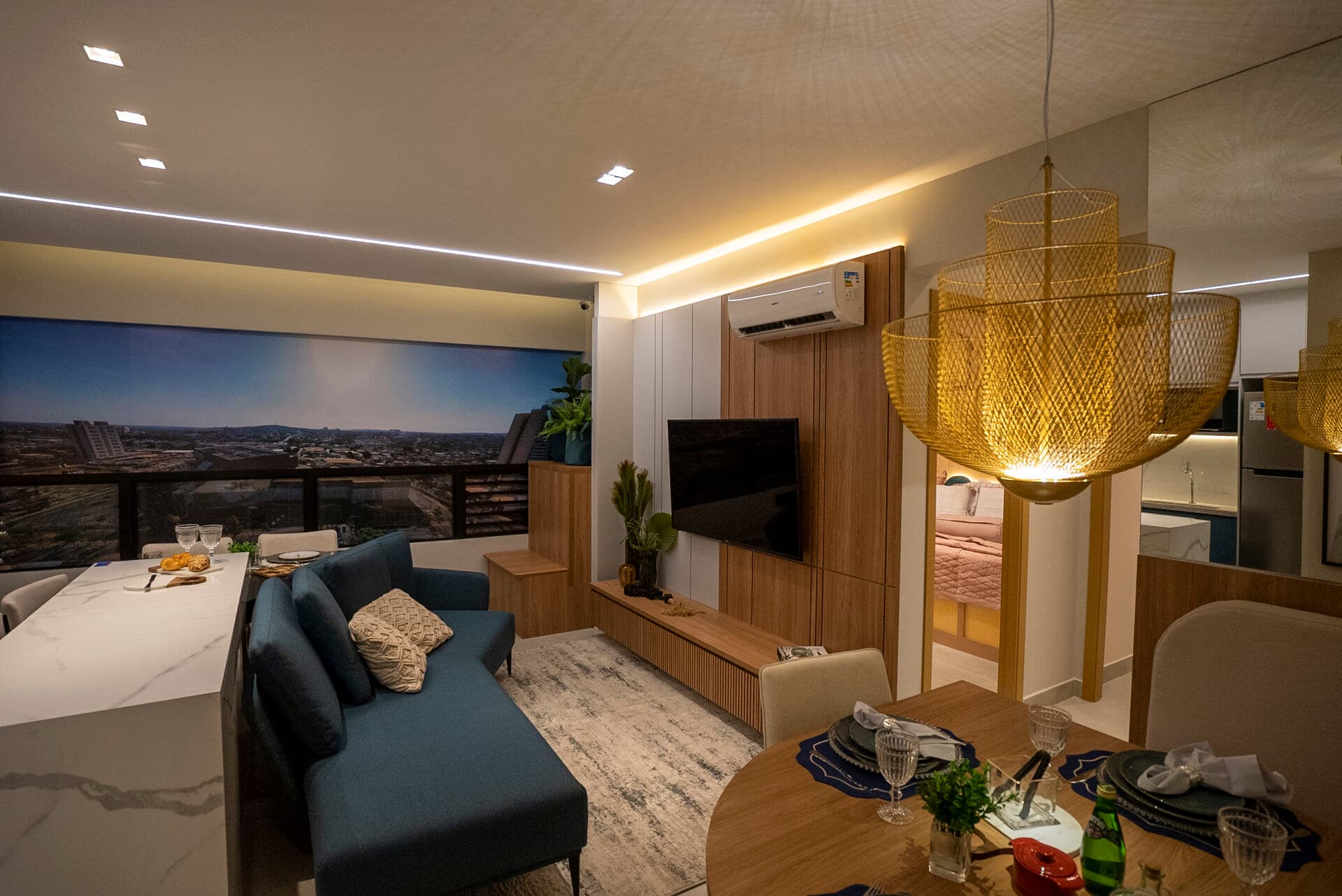 Apartamento com 2 quartos sendo um suíte a venda no Residencial Gallery Residence em Goiânia