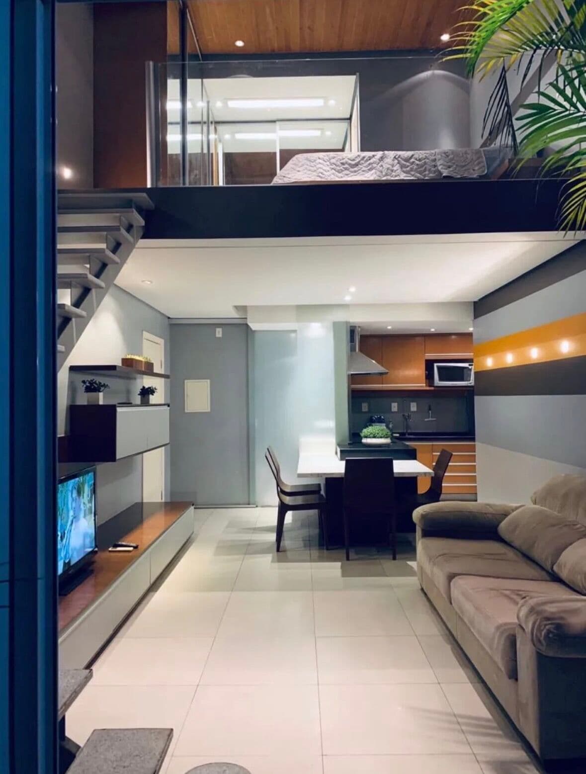 Flat mobiliado com vista para o Parque Flamboyant no Bairro Jardim Goiás em Goiânia