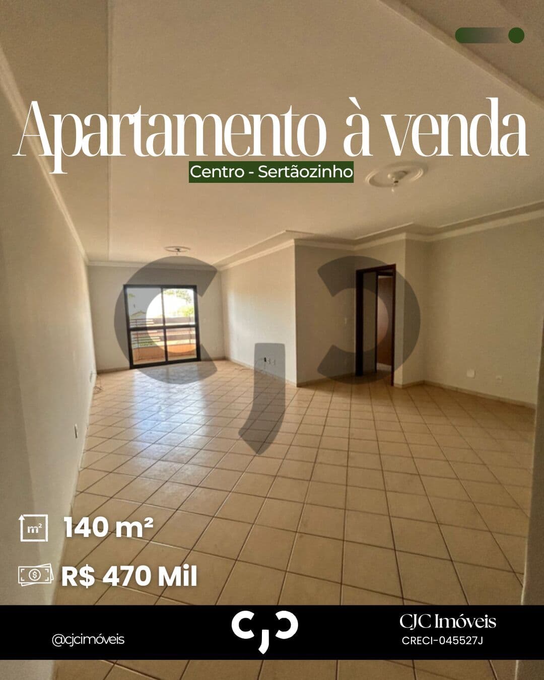 Apartamento no Centro - Sertãozinho - SP