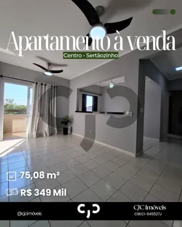 Apartamento no Centro - Sertãozinho - SP