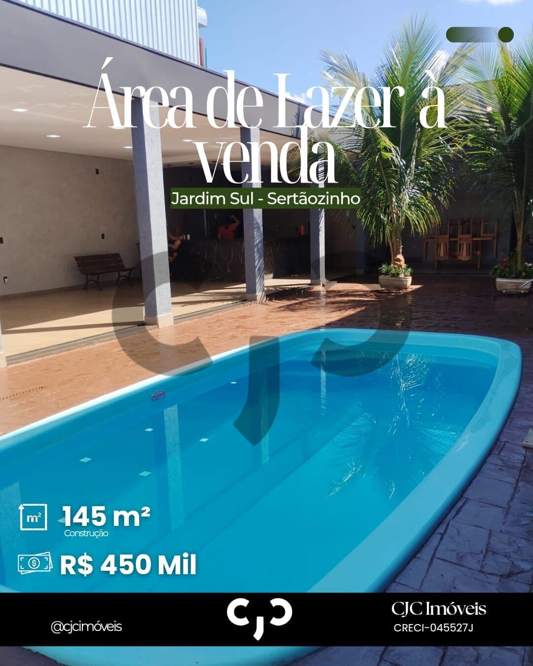 Área de Lazer no Jardim Sul - Sertãozinho - SP