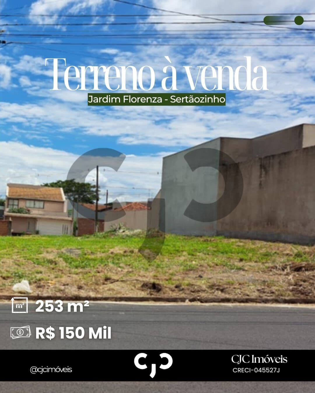 Terreno no Jardim Florenza - Sertãozinho - SP
